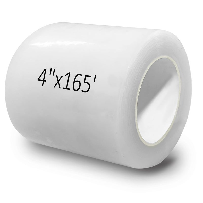 chicarry Greenhouse Repair Tape, 6 mil 4" x 165' Greenhouse Tape, Heavy Duty UV Resistant Clear Greenhouse Sheeting Coverings Film Tape for Seaming and Sealing (4" x 165') - Image 1